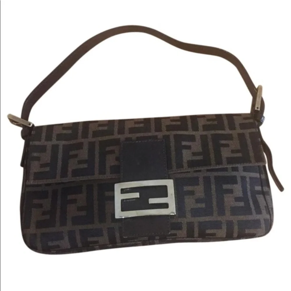 Authentic FENDI Zucca Baguette | Logo Vintage Bag - Picture 1 of 2